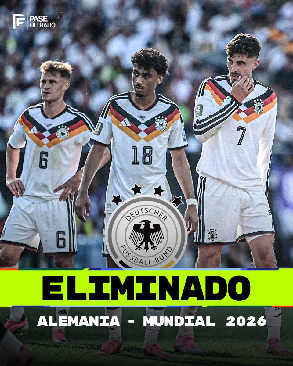 pasefiltradope's tweet photo. ¡¡𝐇𝐈𝐒𝐓𝐎𝐑𝐈𝐀 𝐏𝐔𝐑𝐀 𝐃𝐄 𝐋𝐎𝐒 𝐌𝐔𝐍𝐃𝐈𝐀𝐋𝐄𝐒!! ¡¡𝐏𝐀𝐑𝐀𝐆𝐔𝐀𝐘 𝐄𝐋𝐈𝐌𝐈𝐍𝐎́ 𝐏𝐎𝐑 𝐏𝐄𝐍𝐀𝐋𝐄𝐒 𝐀 𝐀𝐋𝐄𝐌𝐀𝐍𝐈𝐀!! 🤩🇵🇾🇩🇪

Qué manera épica de dejar fuera a un TETRACAMPEÓN del mundo, por favor. La gloriosa Paraguay de Gustavo Alfaro hizo lo que nadie pensaba que podía suceder. Una hazaña más que histórica.

𝐅𝐔́𝐓𝐁𝐎𝐋 𝐒𝐔𝐃𝐀𝐌𝐄𝐑𝐈𝐂𝐀𝐍𝐎. 🏆