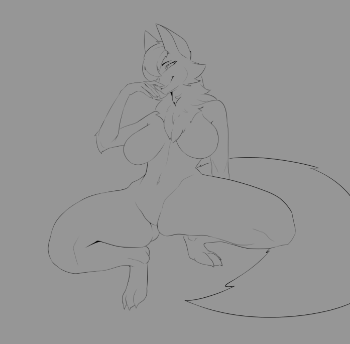 hms_riptide's tweet photo. WIP! Prisma, the cosmic fox https://t.co/46gDAjyyre