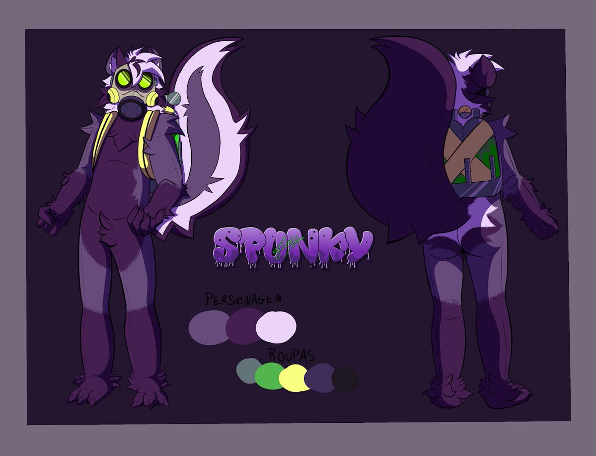 hms_riptide's tweet photo. Spunky, the Skunk! og from Kaiju Paradise https://t.co/f8FKGMgUnE