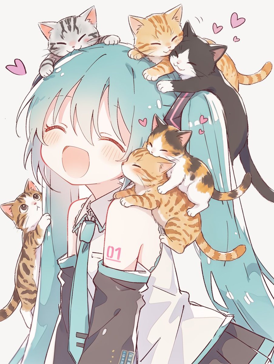 Sweet happy world💕🐾✨ #初音ミク