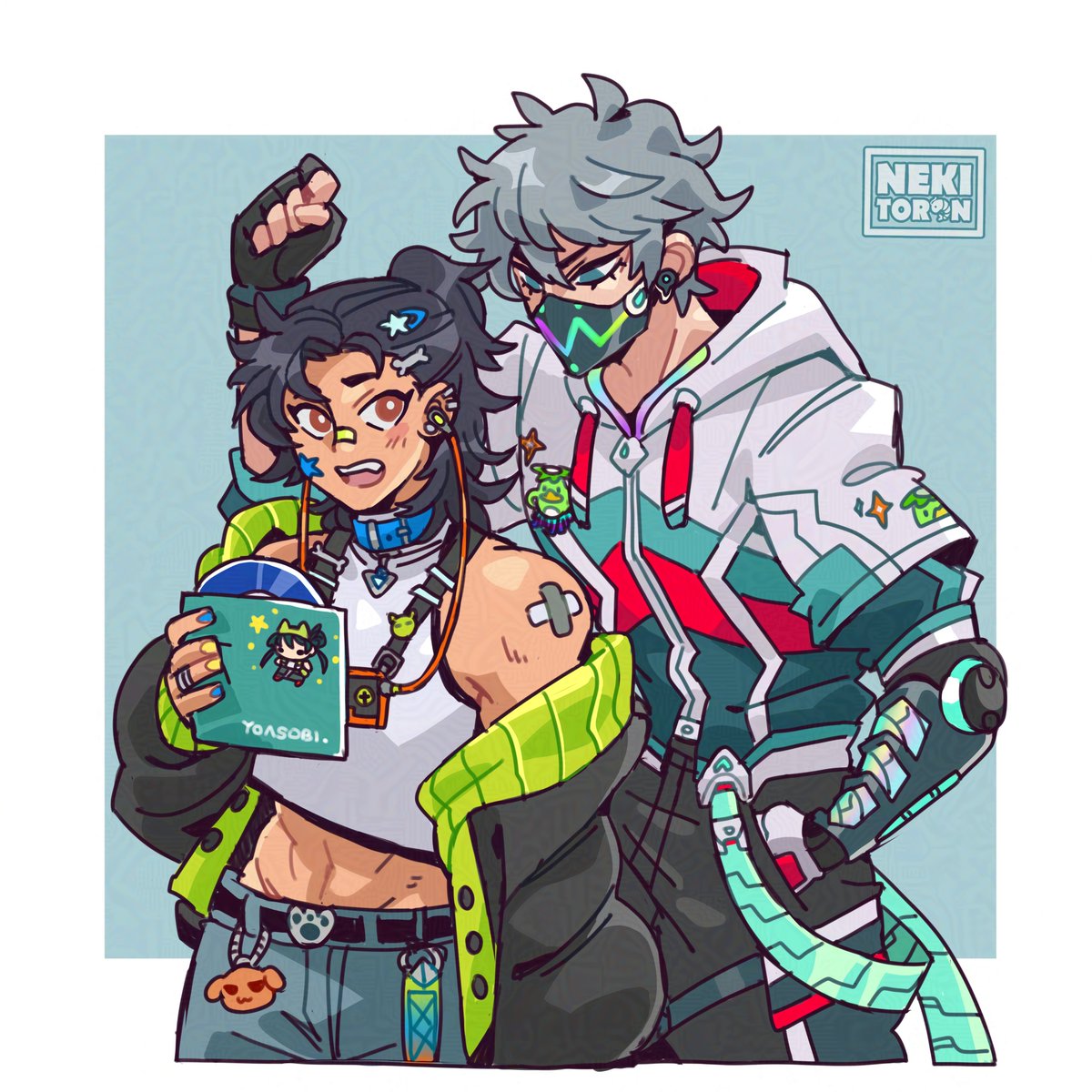 nekitoototo's tweet photo. Spiri Star Mizuki  and  Wuyang 👀🌊
#YOASOBI #overwatch #mizuyang #overwatchfanart https://t.co/l0BWO9hX5A