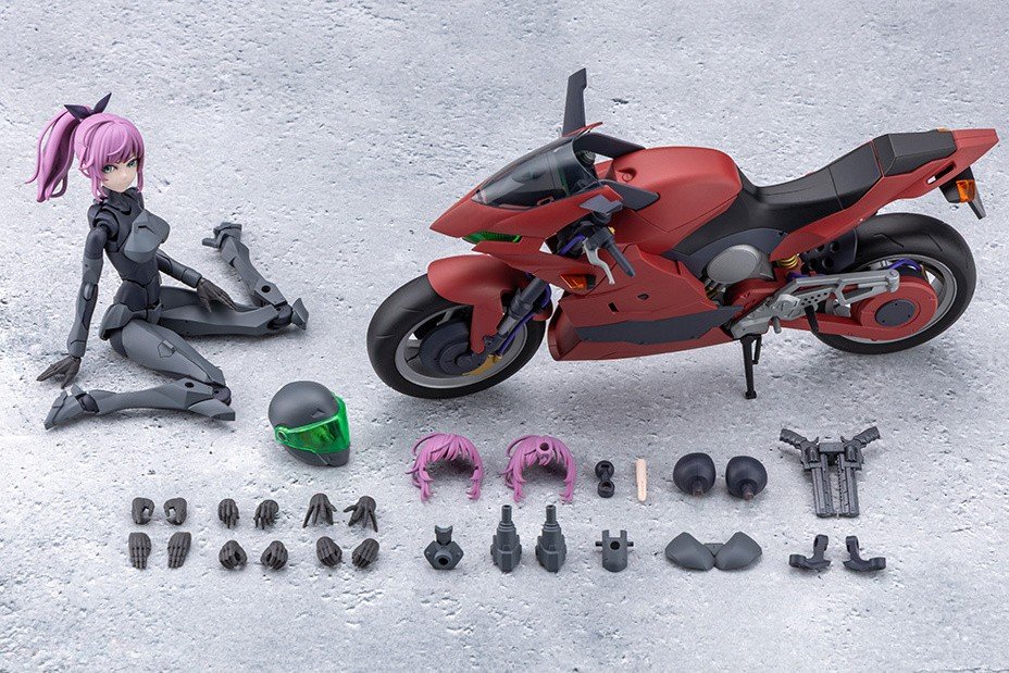 hobbylink's tweet photo. Emulator from Kotobukiya's Unlimited Universe Megalomania is here in a special sports bike package! She is extremely posable and compatible with other kits, so is her motorcycle!
Pre order now! 🏍️
https://t.co/gTXxe0OBn6 https://t.co/KhqNMqsqmX