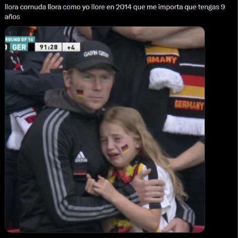 sindicatodedom4's tweet photo. Cada vez que pierde Alemania siempre vas a ver este twitt https://t.co/MT5f3IkIrN