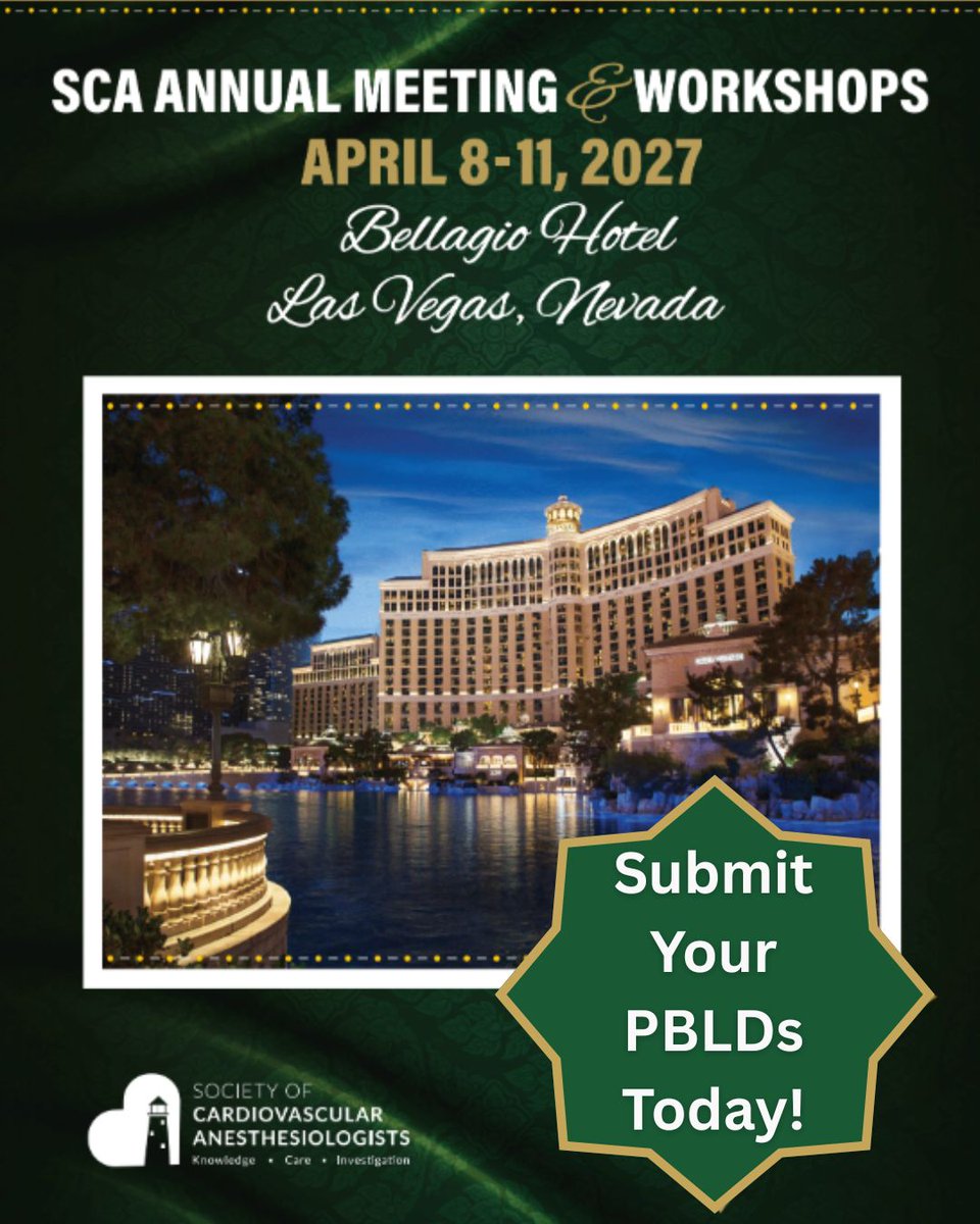 scahq's tweet photo. Don't forget to submit your PBLDs for the 49th Annual Meeting and Workshops! 

Submissions close next week on Friday, July 10. Don't miss out on this learning experience!

Learn more here: https://t.co/ih1Mlk604V https://t.co/oE3jUizYPQ