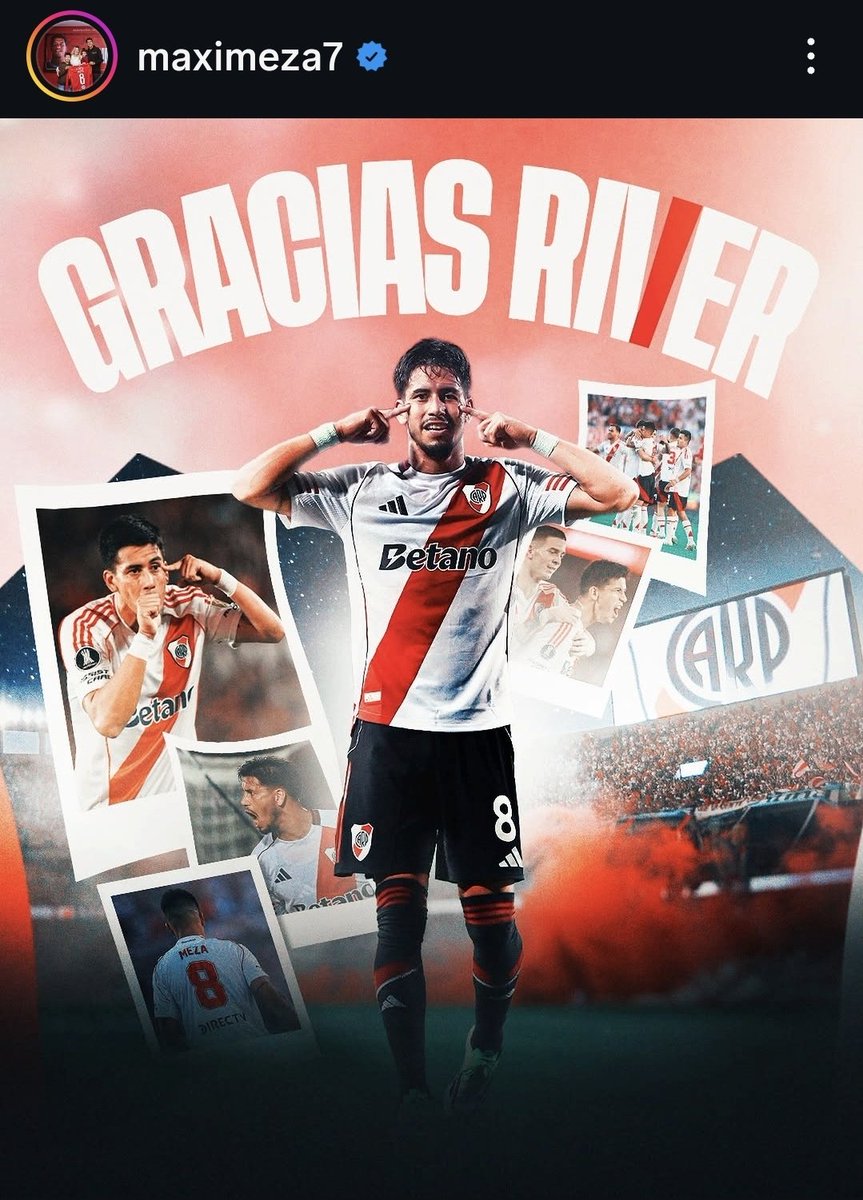 maxigrillo's tweet photo. ➡️ La despedida de Maxi Meza en su cuenta de @instagram https://t.co/t7Njg4Vtui