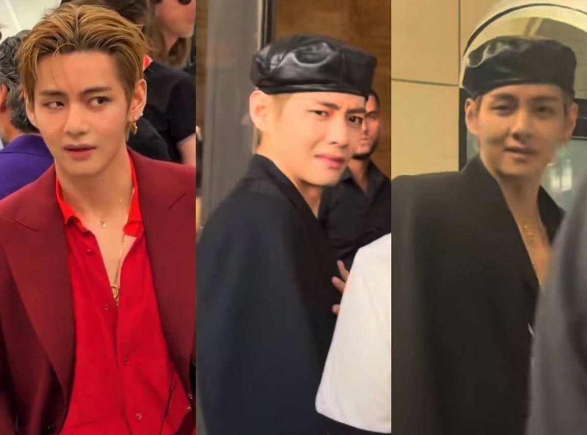 fatid88's tweet photo. @tetestream V FOR CELINE FASHION SHOW 
TAEHYUNG TAEHYUNG 
#TAEHYUNGxCELINE #CelineSS27
#VxCelineSS27 @celineofficial https://t.co/E078Cy8N5Z