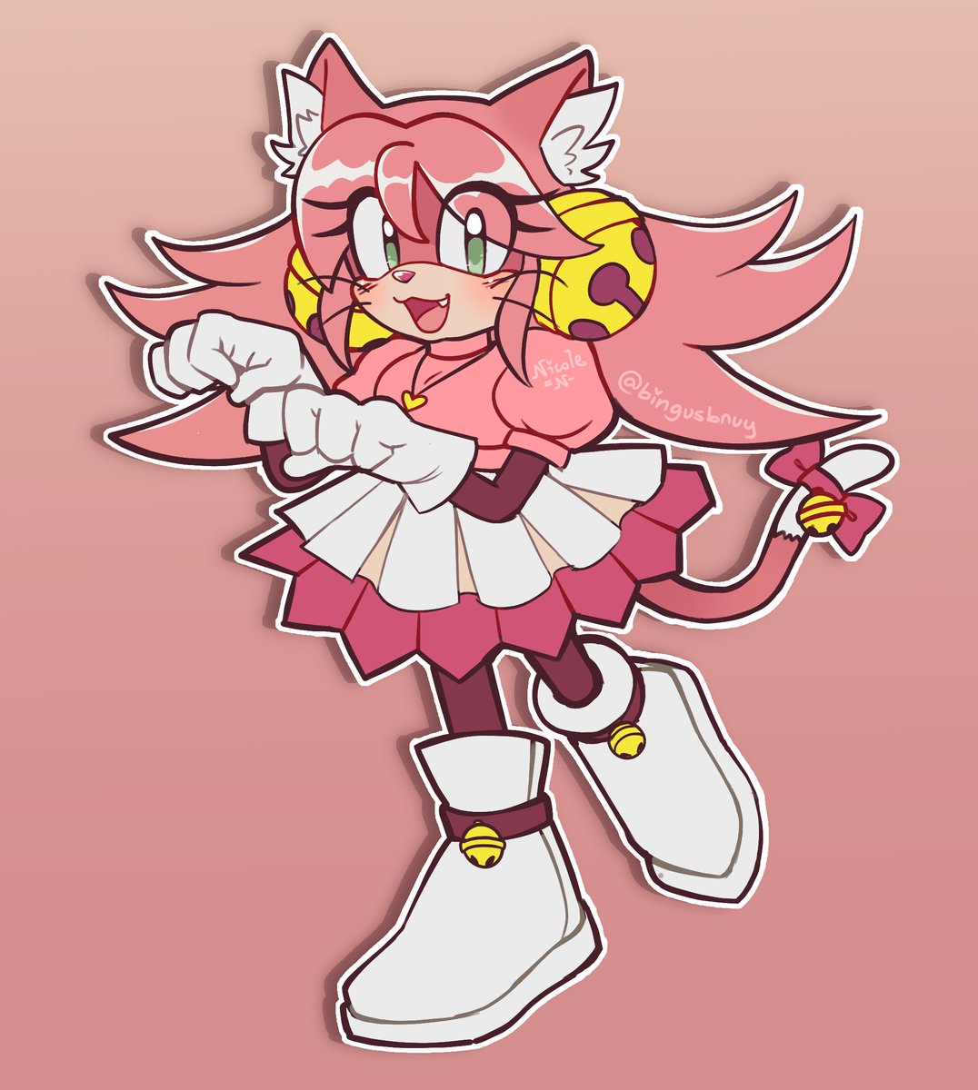 bingusbnuy's tweet photo. #deltarunech5spoilers 

she's a sonic character now!! https://t.co/PxJozsmp8a