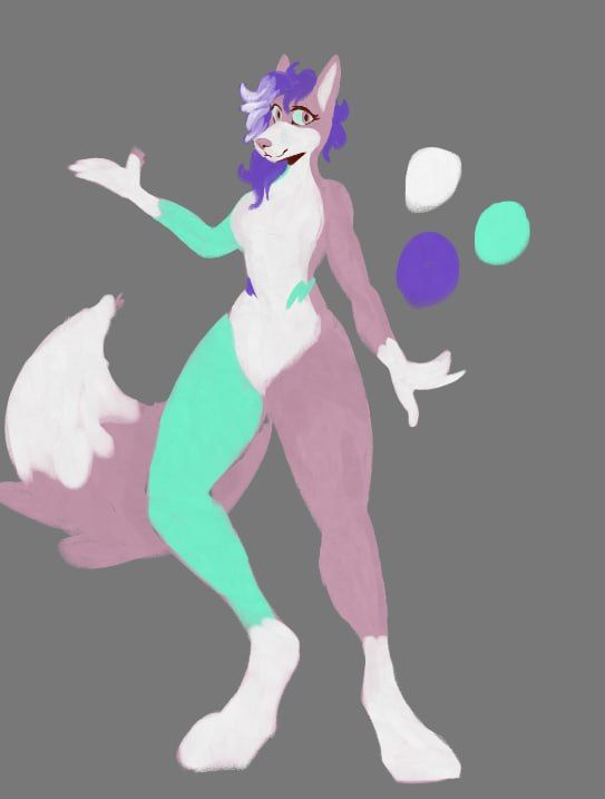 hms_riptide's tweet photo. WIP! Prisma, the cosmic fox https://t.co/46gDAjyyre
