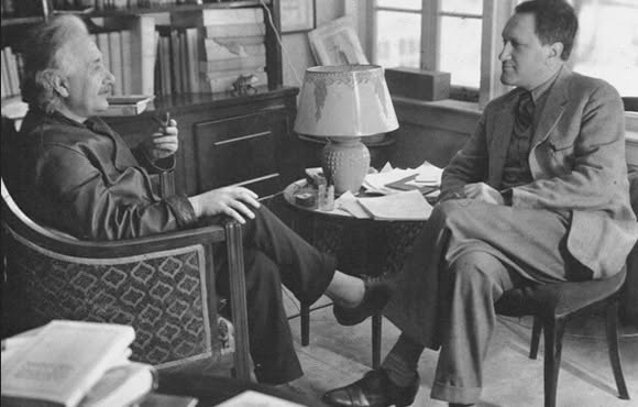AlbertEinstein's tweet photo. Accomplished Polish physicist Leopold Infeld, one of Albert Einstein's  assistants, and co-author of the popular book, "The Evolution of Physics." https://t.co/tgkfsFi65Q