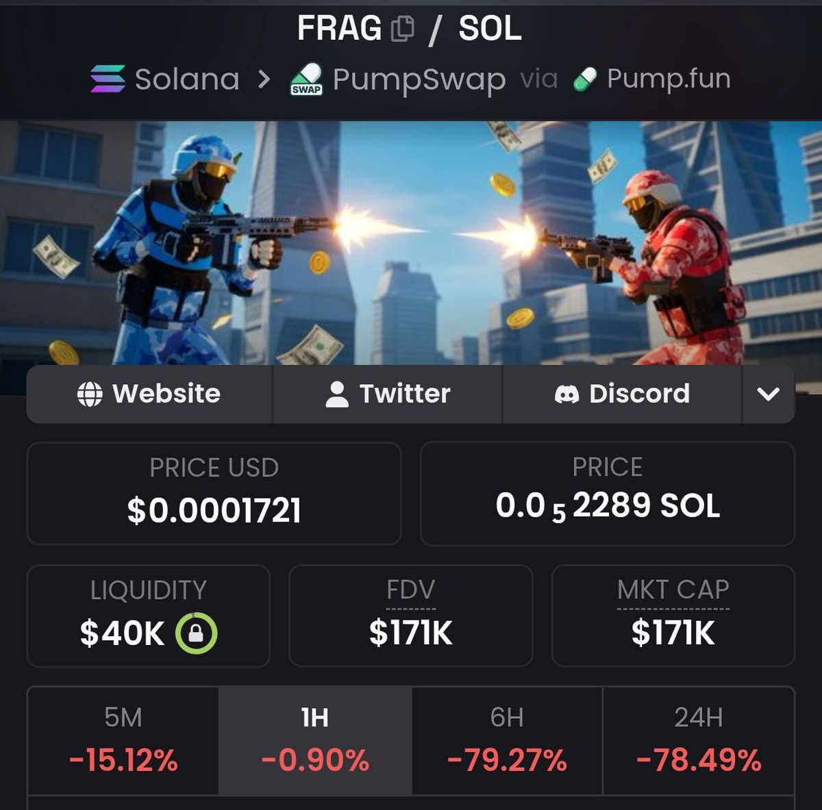 RagerrrYT's tweet photo. 🚨New SCAM on Solana.

After spending days as one of the top games on Solana, the developer decided to rug $FRAG

One by one, the ecosystem's games keep falling apart. 

Right now, for every legitimate game that launches, it feels like 40 scams appear alongside it.

Solana continues to reinforce its reputation as one of the biggest ecosystems for capital extraction by scammers.

First NFTs, then memecoins, and now games.

Is there any game that's actually building something real?