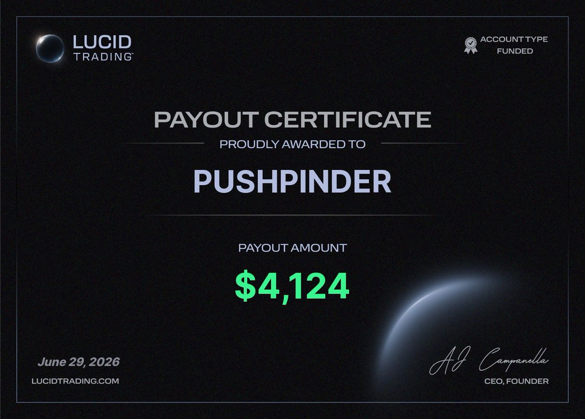 Pindersingh1204's tweet photo. Grateful to receive my $4,000 payout from @TradingLucid . 🙏💰

Every win is a reminder that consistency, patience, and discipline matter more than chasing quick profits.

I’m still learning, improving, and taking it one trade at a time. This is just one milestone in a much bigger journey.

Thank you to everyone who has supported me along the way. 📈

⚠️PS- i breached my one of the funded account by over trading so lost another 1000💸 dumb me 

#Trading #FuturesTrading #nqtrading #propfirms