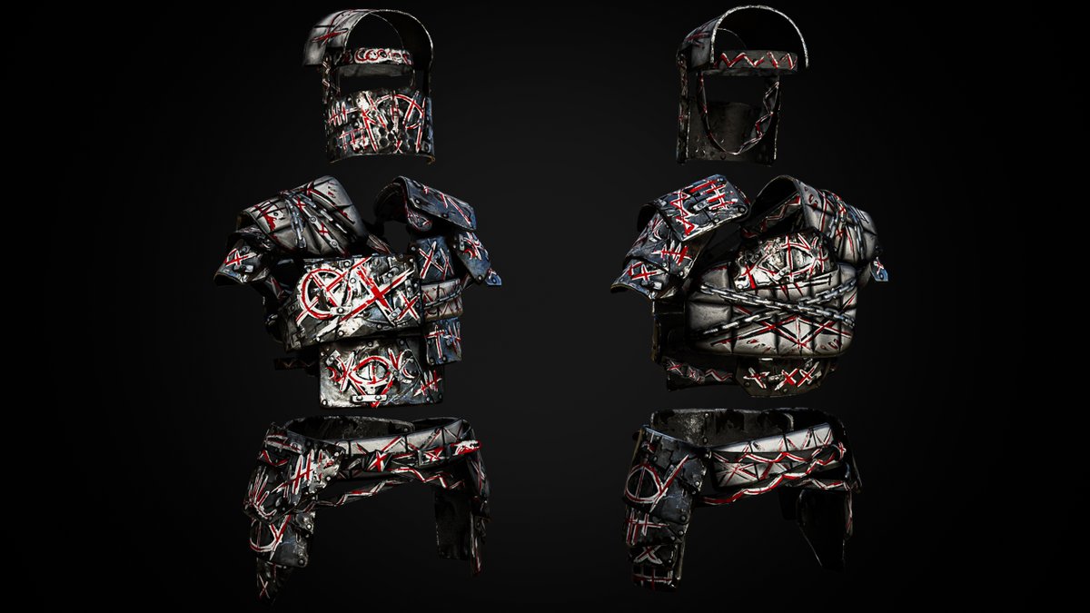 Van_Asset's tweet photo. My most recent submission for the Psycho Collection - Tier 2 Armor set, hope you like it :) @playrust 

https://t.co/BUV9oE8YZ4 https://t.co/mkoLmYKpYm