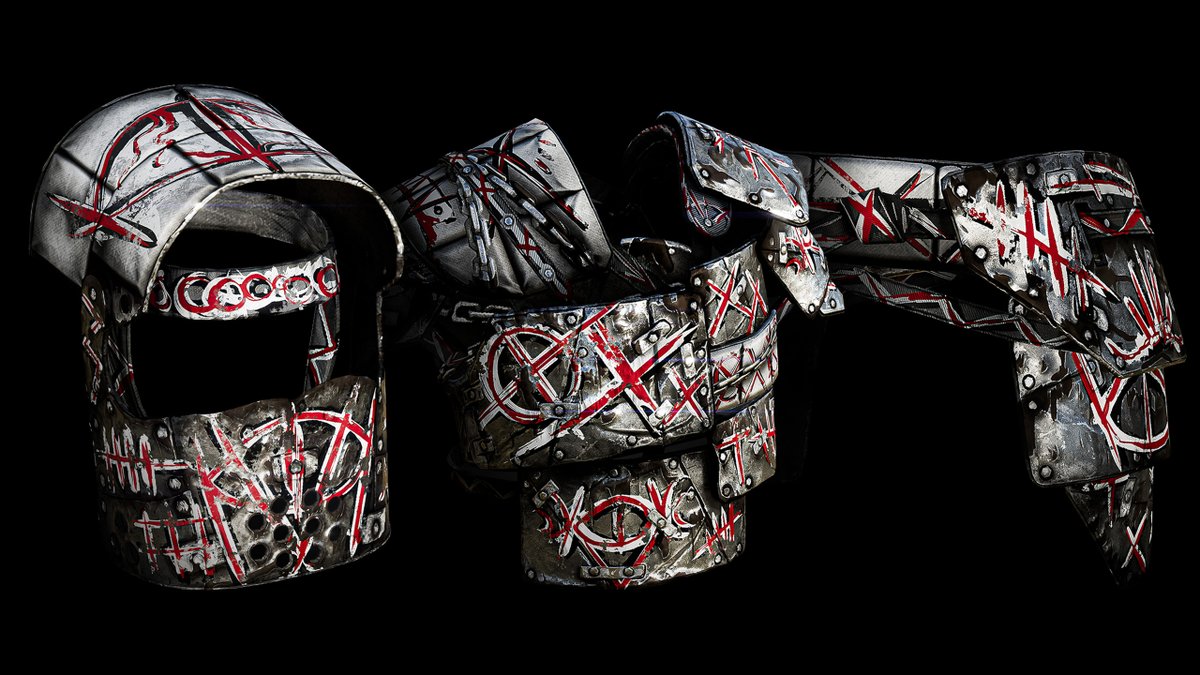 Van_Asset's tweet photo. My most recent submission for the Psycho Collection - Tier 2 Armor set, hope you like it :) @playrust 

https://t.co/BUV9oE8YZ4 https://t.co/mkoLmYKpYm
