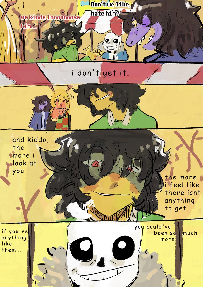 LazyNick5's tweet photo. don't you know how to greet an old pal? #deltarune https://t.co/cwWQM1BvQh
