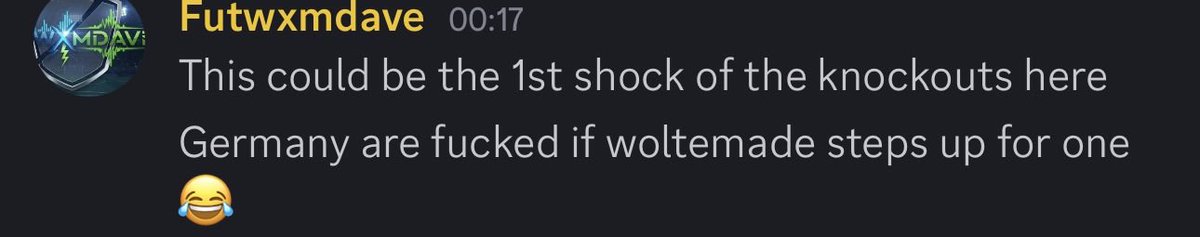 futwxmdave's tweet photo. Sorry German fans  😂
#worldcup 
#woltemade 
#germany https://t.co/KfNjGRFNVN
