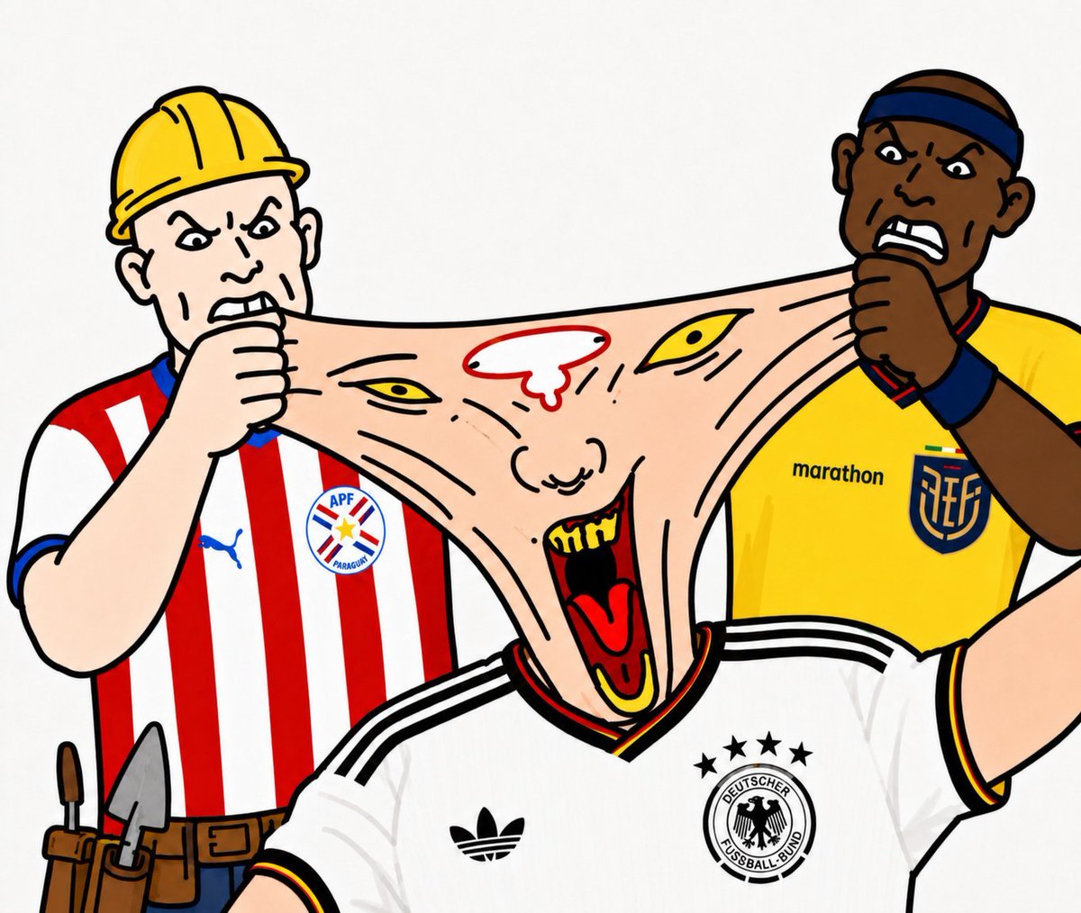AdrinFran1's tweet photo. @nocontextfooty Me lo chupan los alemanes del Chaco paraguayo https://t.co/XCnZU2oxo7