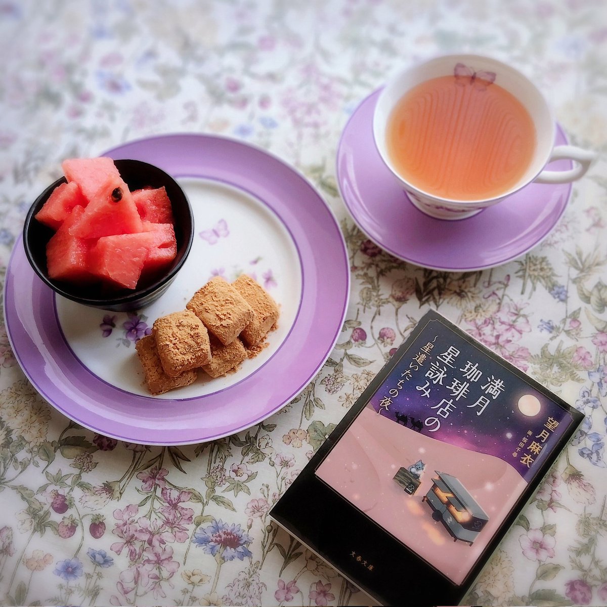月と星の対話 満月珈琲店の星詠み～星遣いたちの夜～ /望月麻衣 久々の読書再開は
