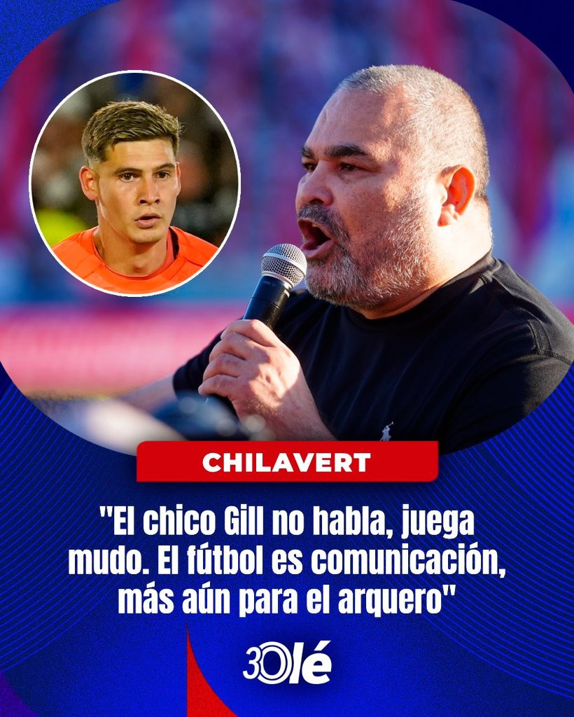DiarioOle's tweet photo. 🔥🤔 LA FRASE DE CHILAVERT QUE OTRA VEZ SE VOLVIÓ VIRAL TRAS LOS DOS PENALES ATAJADOS DE GILL https://t.co/poMEGRgtjy