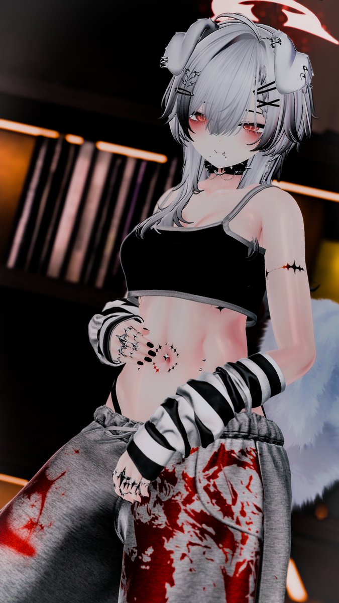 HasuVRC's tweet photo. ...Are you sure? 🤍🤍

#VRchat https://t.co/tzRUJR0lG9