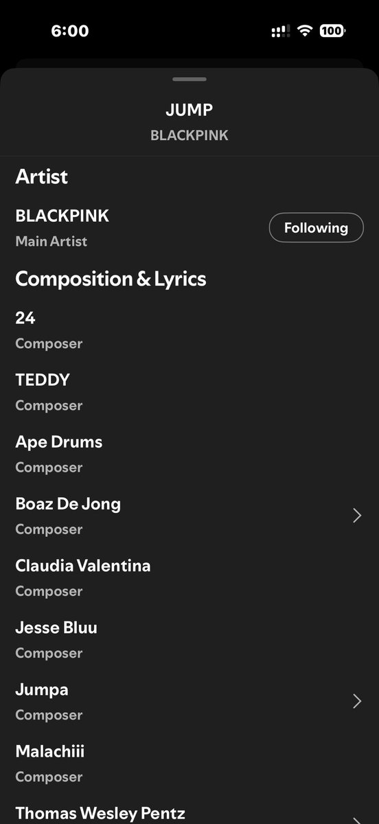 Jensoolichae4's tweet photo. @BAEPINK24365 @jodywali @krl_elle @itgirllilay_ “JUMP” was composed and produced by Teddy and 24. Diplo is only credited as a co-producer, not a main producer, based on the official credits. Furthermore, the entire DEADLINE album was recorded at THEBLACKLABEL’s new building and produced by the TBL team. https://t.co/zOzYpkTlXm