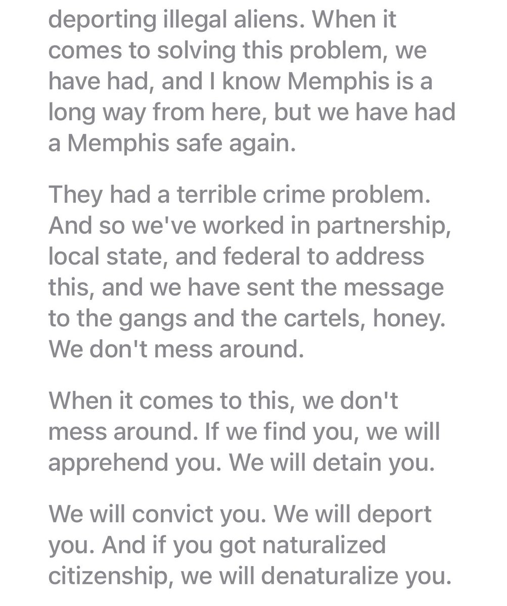 laurengbarton's tweet photo. senator marsha blackburn just held a gubernatorial round table in johnson city, tennessee where she said she thinks tennessee should be no. 1 in “deporting illegal aliens.” https://t.co/B0SYYeYqF1
