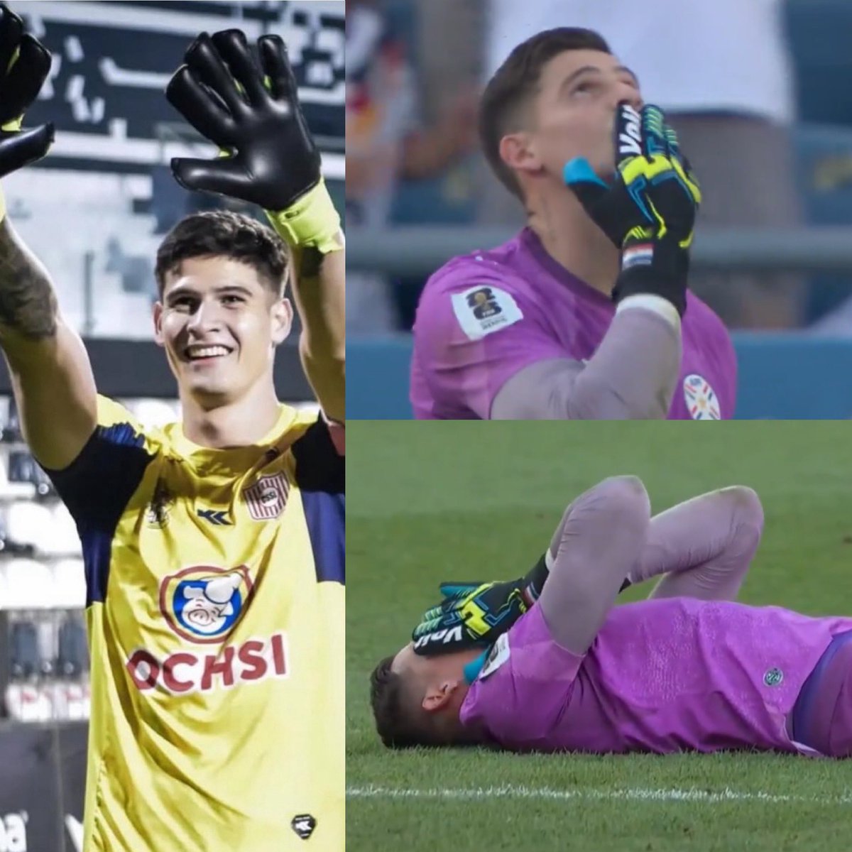 Juezcentral's tweet photo. Pensar que hace menos de 3 años, este pibito jugaba en la segunda división de Paraguay.

Alfaro apostó por él para el proceso mundialista siendo figura en Eliminatorias cuando le tocó atajar. Y hoy, ataja 2 penales contra Alemania.

Orlando Gill, hoy te convertiste en héroe. https://t.co/ddnTsmLI2t