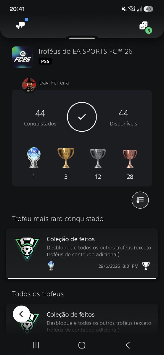 gamersbrgames's tweet photo. 🏆 Platina 354
🎮 EA Sports FC 26 https://t.co/qwzibLCo0x