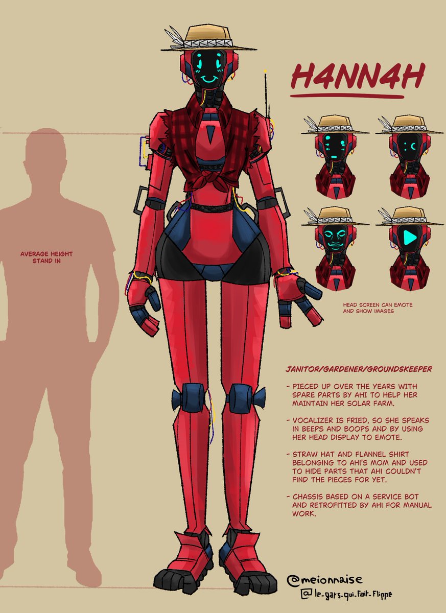 SiumaiDestroyer's tweet photo. H4nn4h. The helpful bot.

#OC #originalcharater #art #clipstudiopaint #robot #meioverse https://t.co/36oTSn5Jav
