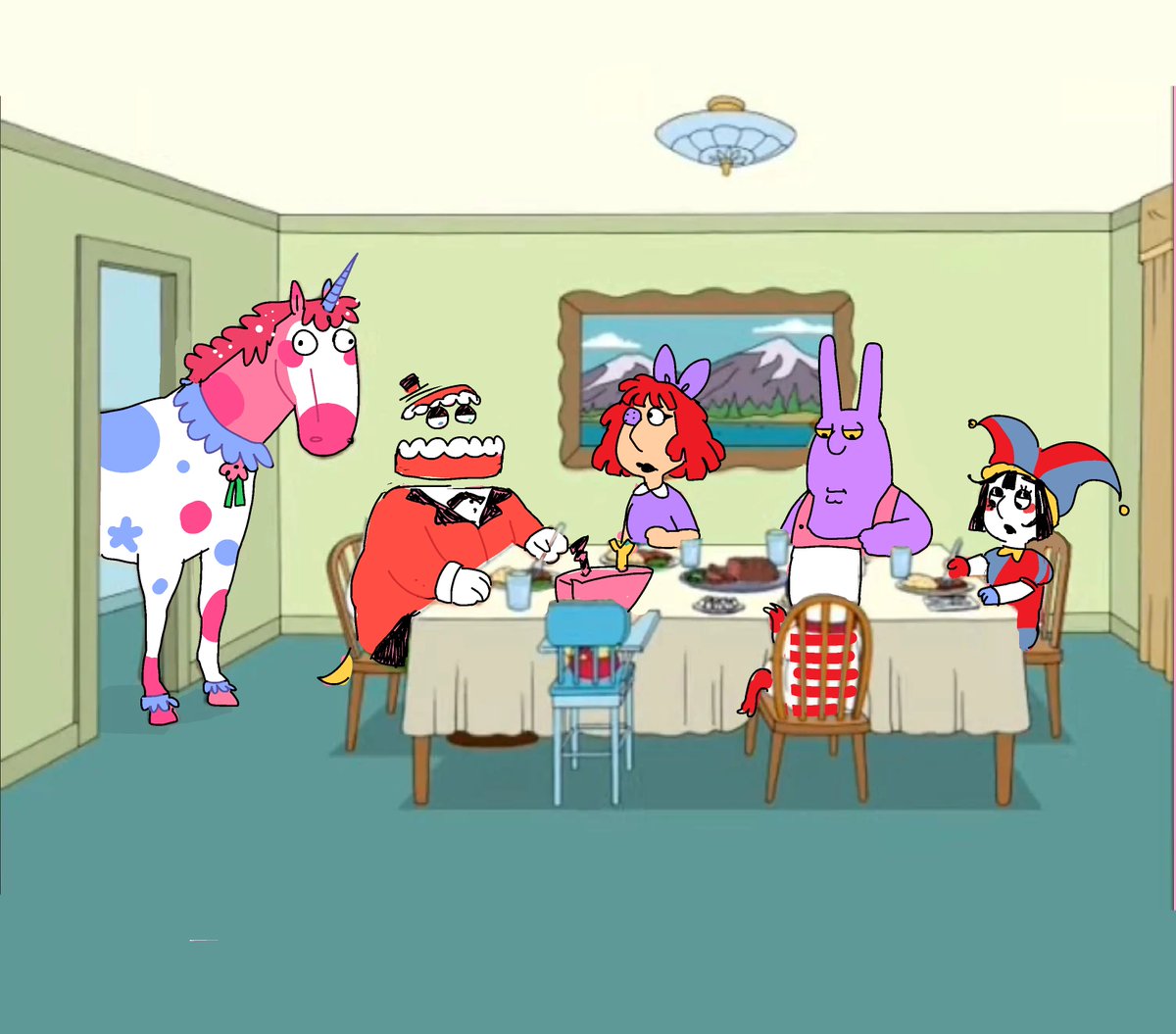 1tsmesh's tweet photo. the horse is here,,, https://t.co/tX0zja0ECS