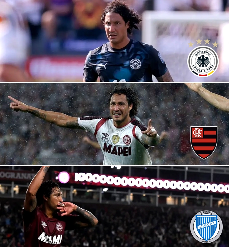 Encu5Futbol's tweet photo. 🤪 NO TRATES DE ENTENDERLO: ESTOS SON LOS TRES GOLES MÁS IMPORTANTES EN LA CARRERA DE JOSÉ MARÍA CANALE 🇵🇾⚽️

✅ Para eliminar a Alemania de un Mundial 🇩🇪
✅ Para ganarle la Recopa a Flamengo en el Maracaná 🇧🇷
✅ Para ganarle a Godoy Cruz en un partido de Liga Argentina 🇦🇷 https://t.co/A7slD3X2Eo