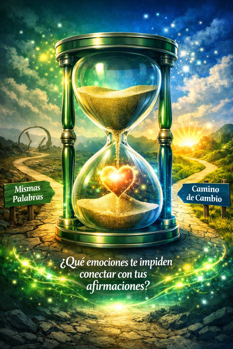 vlogAdrianMacia's tweet photo. 🌠 ¿Sientes que el tiempo se va volando y las afirmaciones que repites no conducen a ningún resultado?

Es un sentimiento común que puede generar frustración y desesperanza. Hemos invertido tanto tiempo en aprender sobre la manifestación, pero a menudo parece que el ciclo de repetir palabras sin ver cambios se repite año tras año. ¿Te suena familiar?

🔄 La verdad es que el problema puede estar en la falta de alineación entre tus afirmaciones y tu realidad emocional. A veces, incluso cuando creemos que estamos diciendo lo correcto, nuestras emociones pueden estar en desacuerdo con esas afirmaciones. Esta desconexión puede ser lo que frena nuestra capacidad de manifestar cambios significativos.

Es aquí donde el Calibrador de Afirmaciones se convierte en un aliado poderoso. Esta herramienta te guía para diagnosticar tu estado emocional y ajustar tus afirmaciones de manera que reflejen verdaderamente lo que sientes. Imagina decir "Soy digna de abundancia" y realmente sentir que esas palabras son tu verdad. Esa alineación te permitirá romper el ciclo y comenzar a notar resultados.