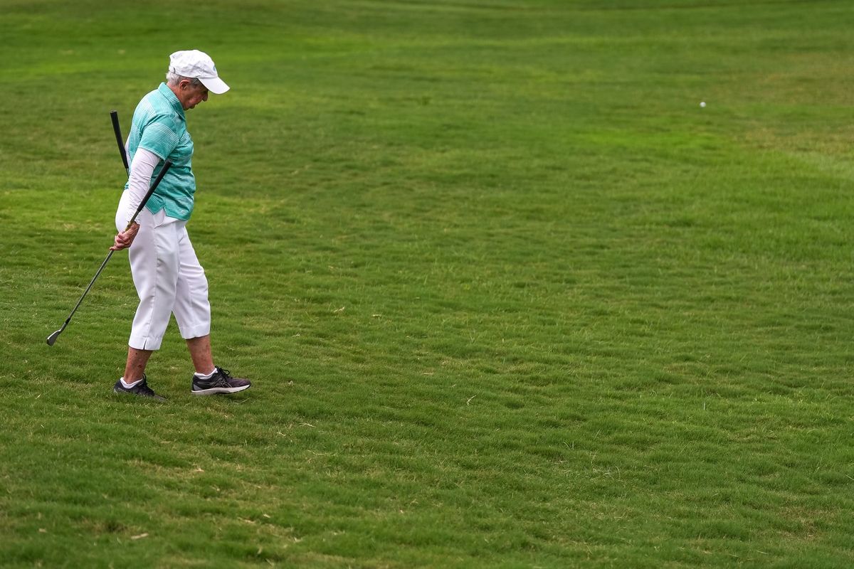 statesman's tweet photo. Two 99-year-old Austin women have been playing golf for half a century, and they don't plan to stop. Mary Lou Bledsoe and Nalette Butler complete 18 holes at the Onion Creek Country Club once and sometimes twice a week.

Their philosophy in the game mirrors their philosophy on life: "You have good days, and you have bad days," Butler said. "I try to think of the good days."

https://t.co/xkWl52Kb4X