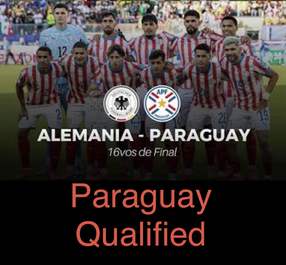 Beatle_Ciclon's tweet photo. Vamos PARAGUAY CARAJO!!!!!!
🇵🇾 🇵🇾🇵🇾🇵🇾🇵🇾🇵🇾🇵🇾🇵🇾🇵🇾🇵🇾🇵🇾🇵🇾 https://t.co/6qC2FoalI4