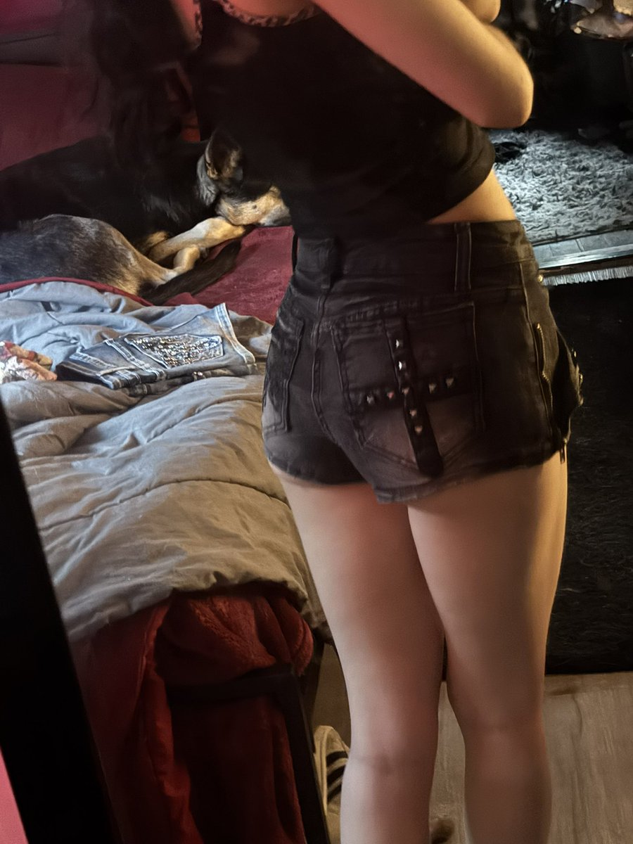 JillUnavailable's tweet photo. first time owning shorts that actually fit me properly and they are so cute i feel so cunty 😚 https://t.co/WiSHXoGyvJ