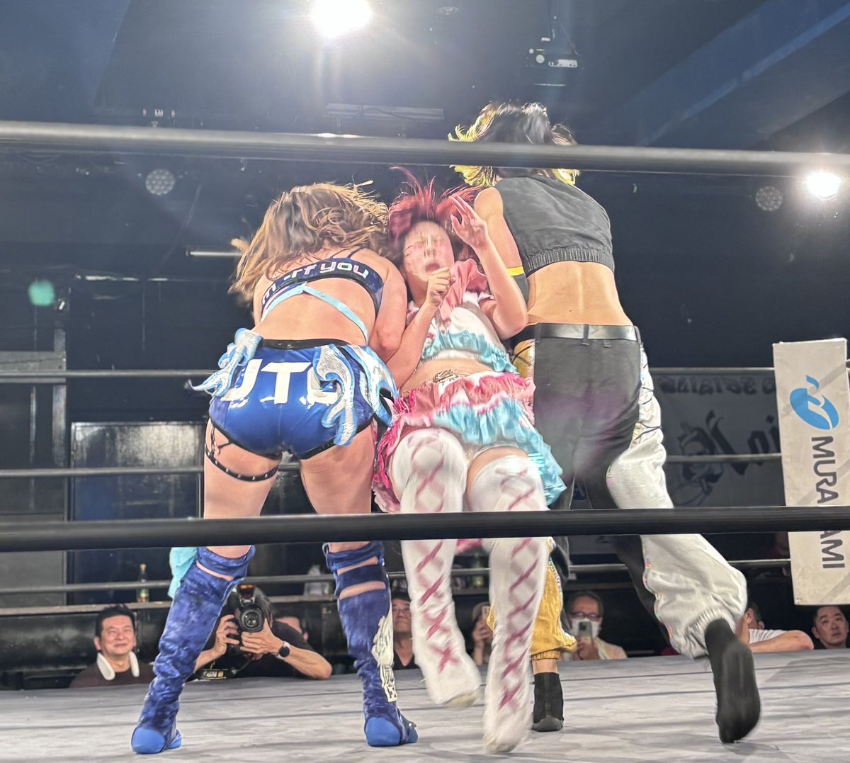 jado_bear's tweet photo. 2026.6.29 新宿FACE
JTO🤝PPP #エナマリ

ビッグとジャンボ抜け目がない連携！
快勝のビッグフュージョン🙌

次戦はいよいよ7.10後楽園ホール大会！
ガールズタッグ王座戦👑
今度こそまじでベルト獲ってほしい！！

#ビッグ春華
#pw_jto https://t.co/LqeqqFHJ9g