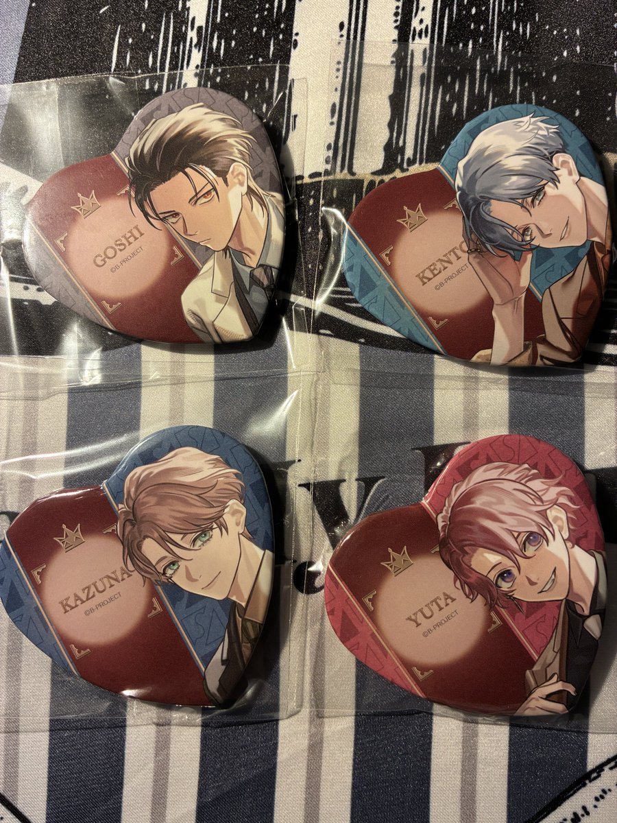 RT @nonogami: 【譲渡】B-PROJECT Bプロ SperanzA ハート缶バッジ 譲