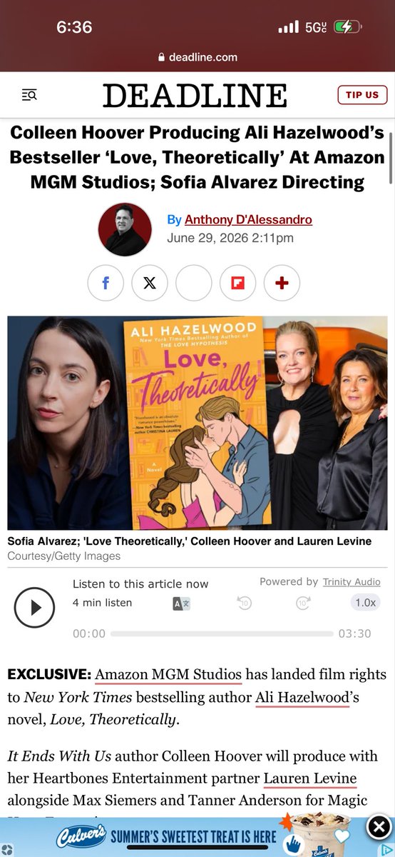 adamdriversputa's tweet photo. Wait before we light our torches it’s being directed by Sofia Alvarez who directed the to all the boys I’ve loved before trilogy and one of the producers is Max Siemers who also worked on that trilogy and before I fall. Besides Colleen Hoover, we’re in good hands! https://t.co/Bce2gPrQGR
