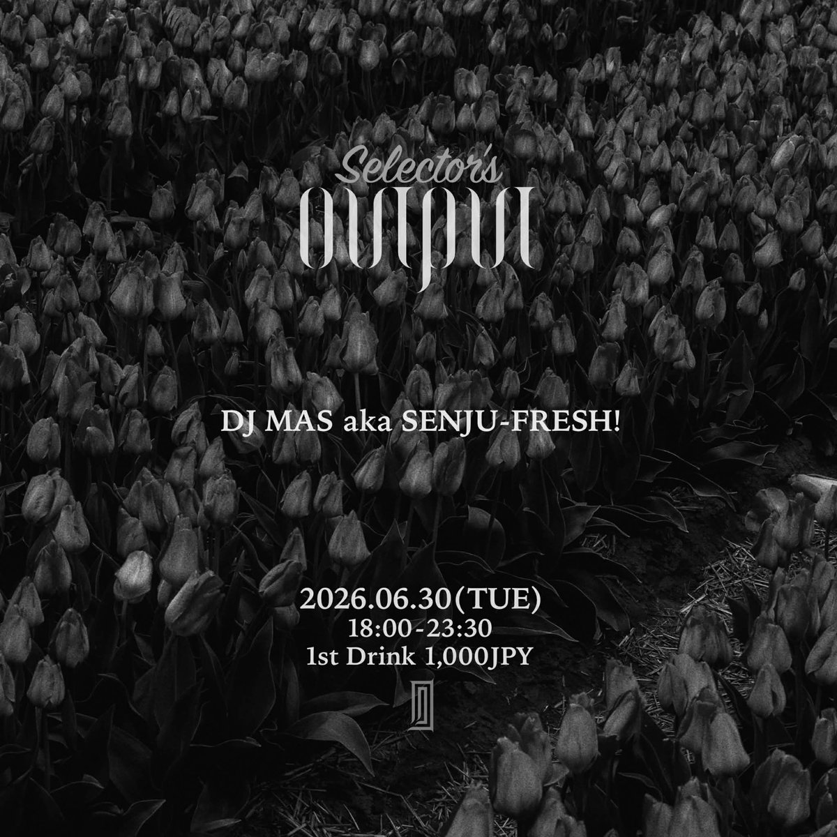 SENJUFRESH's tweet photo. TONIGHT✨
#djmasakasenjufresh
#localtuesday
#output https://t.co/RKDNbccPM4
