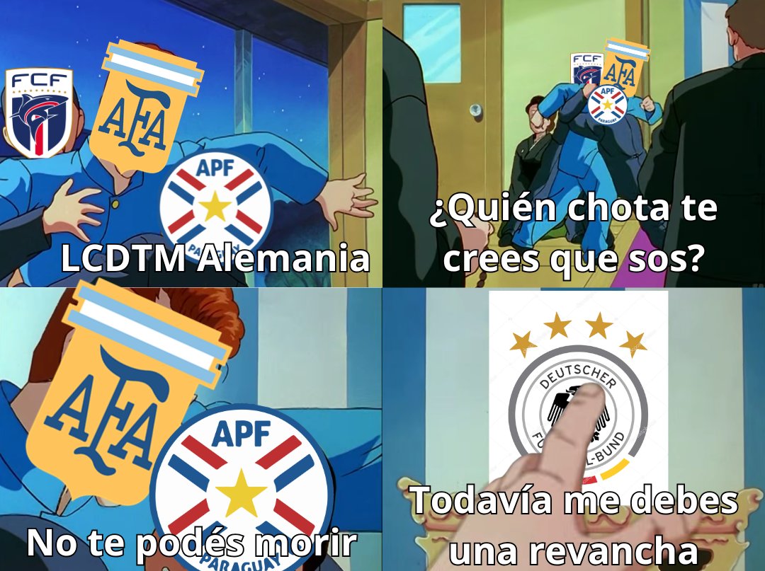 memesdelprofe's tweet photo. Otra revancha cancelada
Tercer mundial seguido que estos impresentables no llegan a octavos https://t.co/esSnWcxdmG