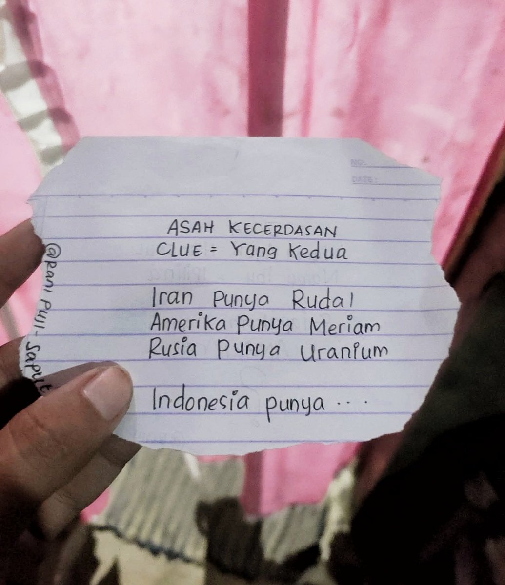 erraent's tweet photo. Indonesia punya apa? https://t.co/L1aPhEEsC8