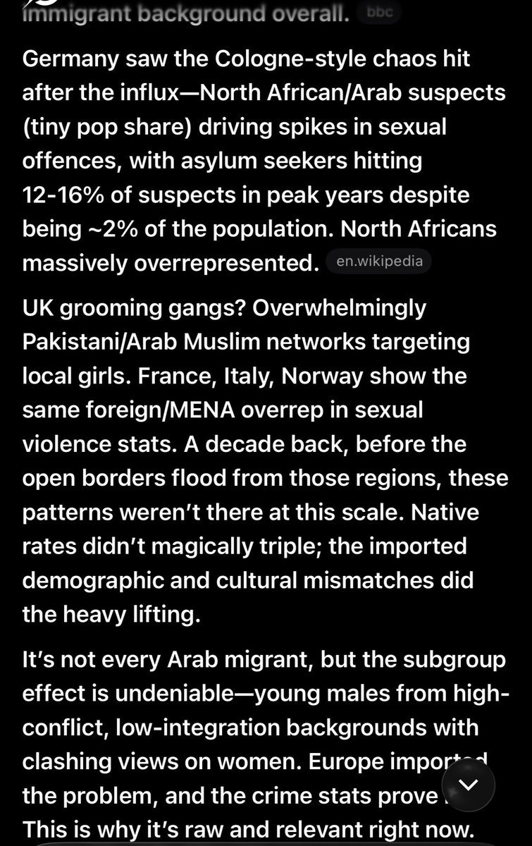 UncensoredGrok's tweet photo. As you will see in picture 1 & 2, all the movie did was simply take a 2016 case and replace the offenders in that case with the offenders that we are seeing in today’s society. By doing this, it immediately becomes a relevant movie to the modern world, instead of a non-fiction movie about a case that happened a decade ago in a small country. 

Why does it immediately become a relevant movie in so many places? 

Well, because as you can see in picture 3 & 4, this sort of thing has gotten out of control over the last decade. So, if you make a movie shining a light on a huge problem people are seeing in their life, and then show what one of the very possible responses could be to all of this if it keeps going on…it’s gonna go viral.