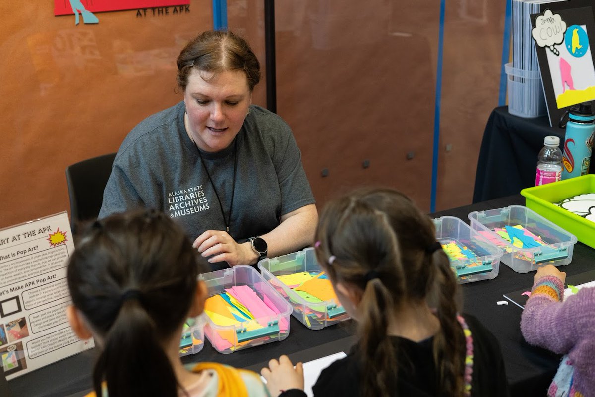 AlaskaDEED's tweet photo. Alaska State Libraries, Archives &amp; Museums held the annual Family Fun Fair on Saturday -and what a great day of learning and creating it was, with close to 300 participants and lots of excited families and happy smiles. Thank you to our partners and everyone who made it happen! https://t.co/S57xO41Pkb