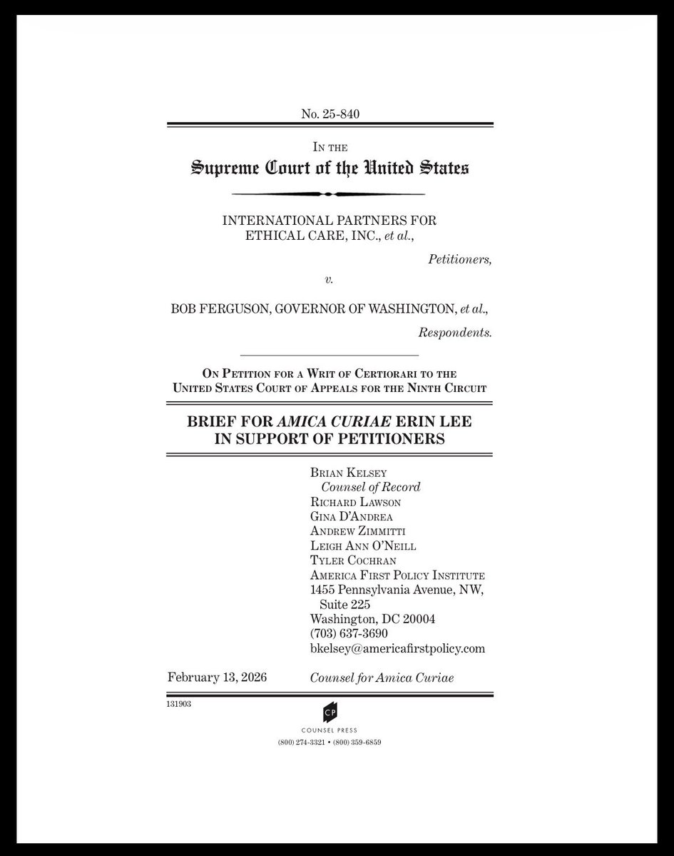 Erin4Parents's tweet photo. As a family directly harmed by these types of laws, I submitted an amicus brief supporting the petition asking the Supreme Court to hear this case. 

This is bigger than Washington state. This fight is about EVERY parent’s right to protect their child.

https://t.co/PbvsFHWdpi https://t.co/e1gZXgqwh2