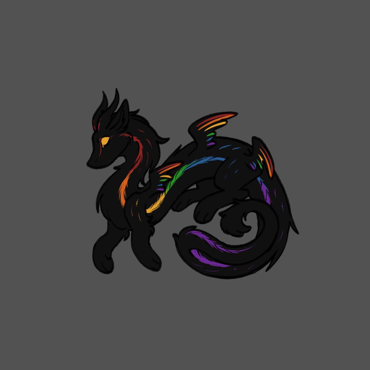 Ruby_9078's tweet photo. A couple variations, black and white versions for the pride and progress pride flags... I'll likely do more like these

Not sure if I like how I did the progress pride ones though. I think it's okay? cries (I know pride month is almost over shhhh-)

#pridemonth #dragon https://t.co/LqO3z2Cycv