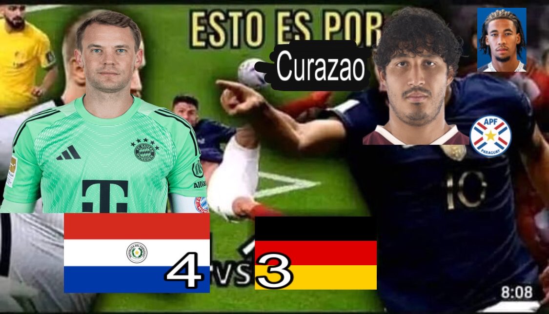 kirix_d's tweet photo. Paraguay SI Existe, y elimino a Alemania https://t.co/iS0Mtmovpf
