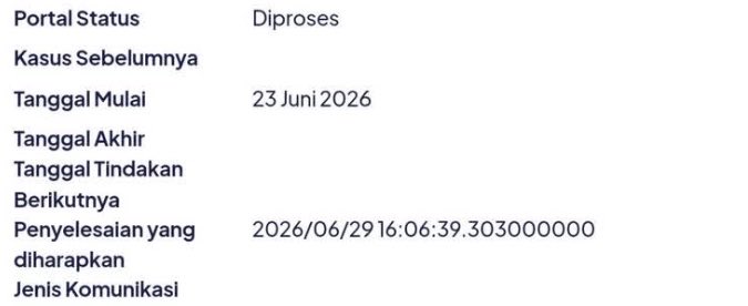 gaapapah's tweet photo. @kring_pajak min, udah ngajuin perubahan alamat dari tgl 23 juni, tapi sampe skrg gak ada perubahan apa2, udah lewat estimasi juga. ini harus gimana ya? https://t.co/P9hNESkD3R