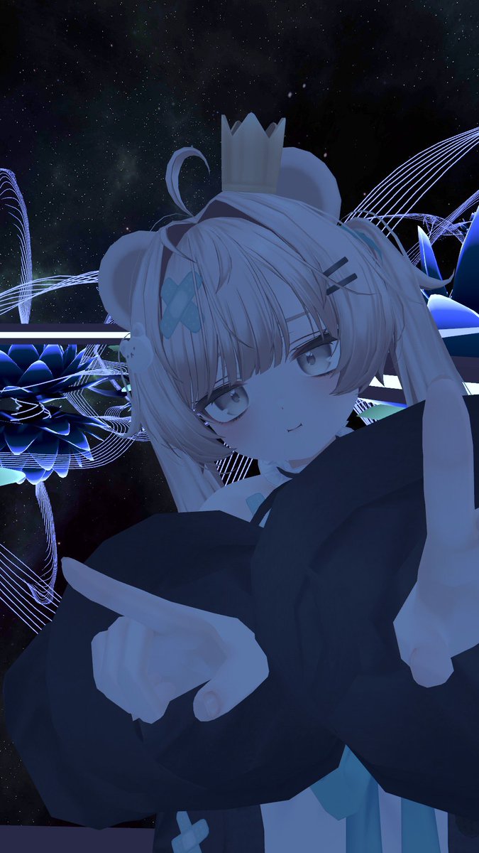 AoHaRu0809's tweet photo. おはよ〜💙

今日もゆるゆるふぁいとだぞ！(*•̀ㅂ•́)و✧
#VRChat #おはツイ #Milfy3D https://t.co/BbPSfwu3cF