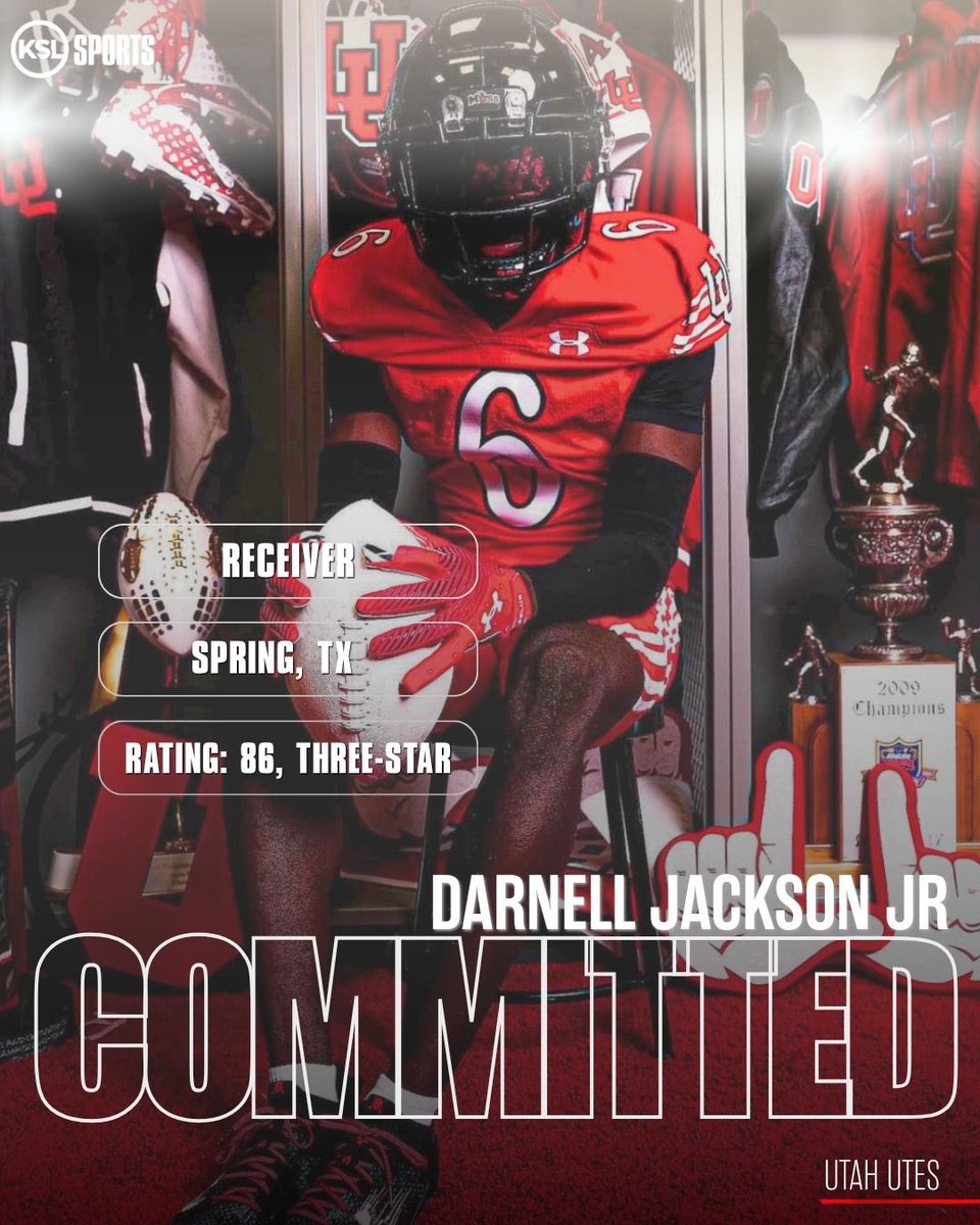 BartleKSLsports's tweet photo. Utah adds commit No. 3 today and some serious speed to the class with the commitment of @Darnell2Jackson. https://t.co/WbOnULECav