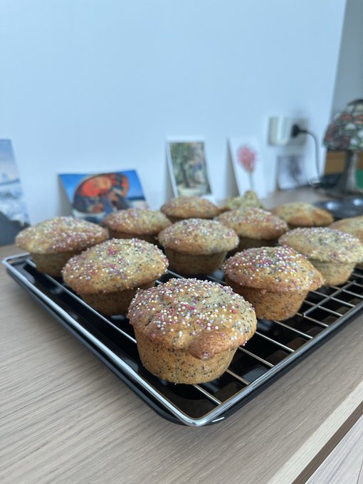 🌸 VirtualGeisha 🌸 @ Free 0F - 1 pic. Lately when I feel stressed I enjoy cooking/baking as a form of self care 😌Here are some lemon poppy seed muffins I made! https://t.co/4V8Ryr9epu