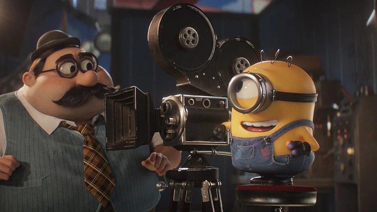 cinemaxwell's tweet photo. Minions &amp; Monsters is a witty and sincere love letter to classic Hollywood. Packed with both chaotic minion silliness and tons of movie references, this may be Illumination’s finest hour. Lovely animation, so many laughs, an ode to the shared experience of going to the cinema. https://t.co/iv4g2ZVkyg